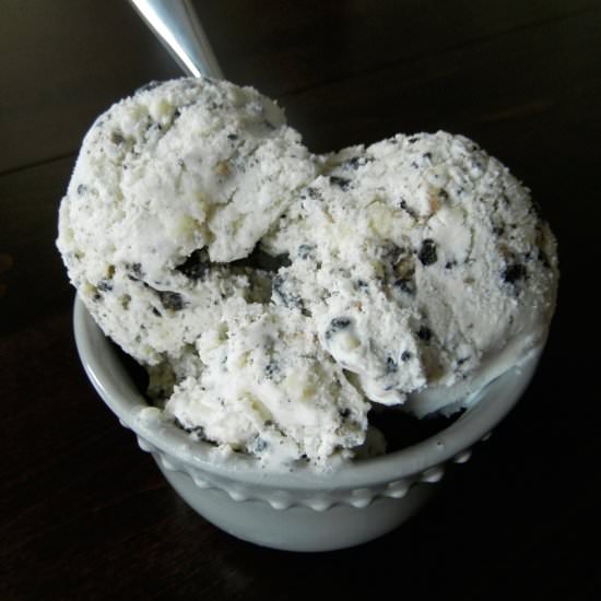 Simple Vanilla Ice Cream - Recipe photo by thebatterthickens