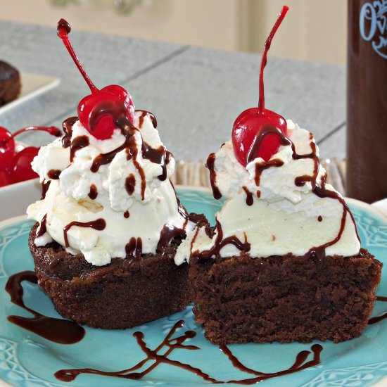 Hot Fudge Sundae Cupcake - Recipe photo by simply sated