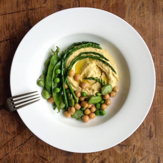 Orange hummus with beans - Recipe photo by onionchoco