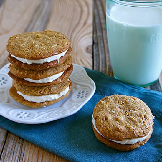 Whole-Wheat Almond-Butter Cookies - Recipe photo by Unruly Bliss
