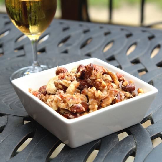 Trail Mix with Maple Glazed Nuts - Recipe photo by simplycalledfood
