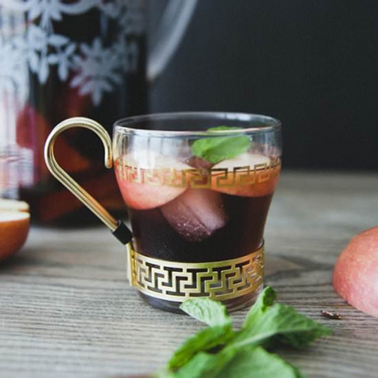 Apple Mint Sangria - Recipe photo by thekitchykitchen