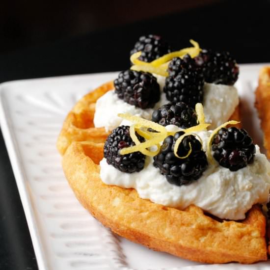 Fancy Schmancy Belgian Waffles - Recipe photo by TheKitchenWhisperer