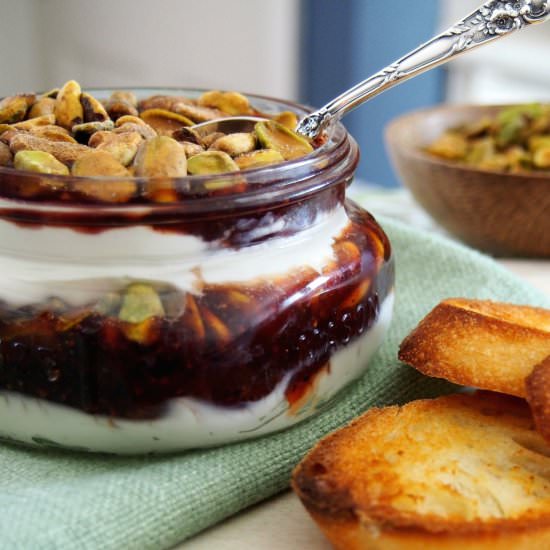 Pistachio Strawberry Cream Spread - Recipe photo by simply sated