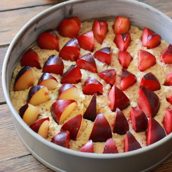 Russian Plum Cake - Recipe photo by littlebroken