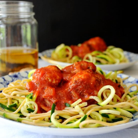 Spaghetti Sauce and Meatballs - Recipe photo by kimscravings