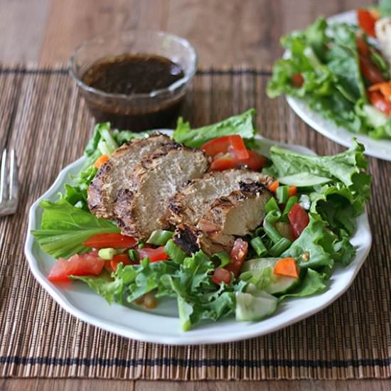 Balsamic Marinated Grilled Chicken - Recipe photo by veggiesbycandlelight