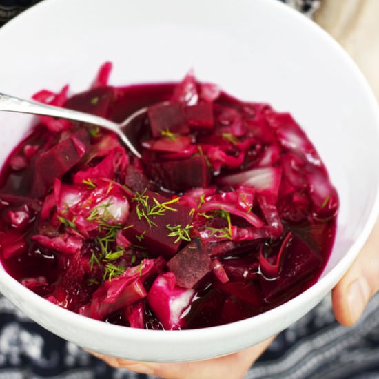 Russian Cabbage Borscht - Recipe photo by cleanwellness