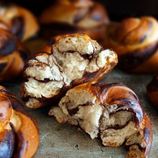 Swirl Chocolate Buns - Recipe photo by mookiesbaker