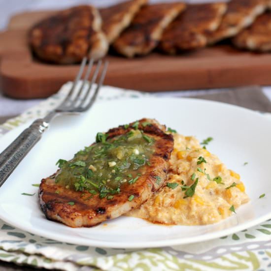Coffee-Rubbed Pork Chops - Recipe photo by EricasRecipes