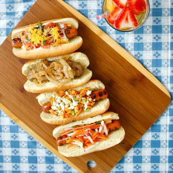 Gourmet Hot Dogs - Recipe photo by thecravegallery