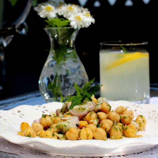 Chickpeas Salad - Recipe photo by Happy