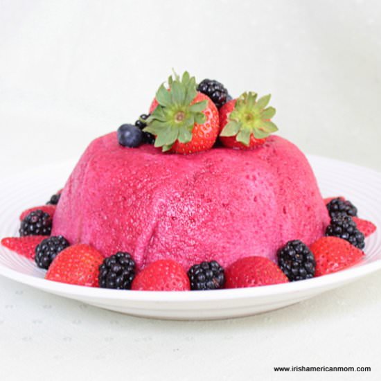 Summer Pudding - Recipe photo by Irish American Mom