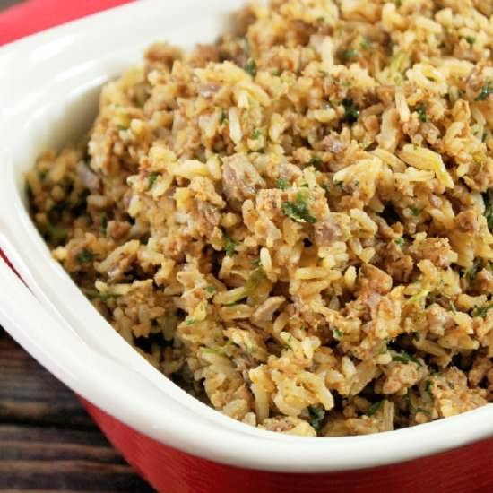 Baby Girl's Dirty Rice - Recipe photo by Creole Contessa