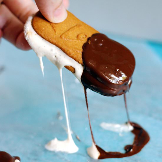 Smores with Coffee Marshmallows - Recipe photo by sew lets cook