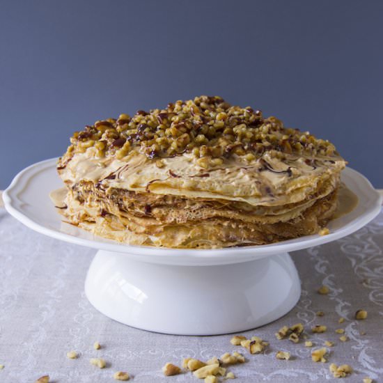 Dulce De Leche Crepe Cake - Recipe photo by vivalafood