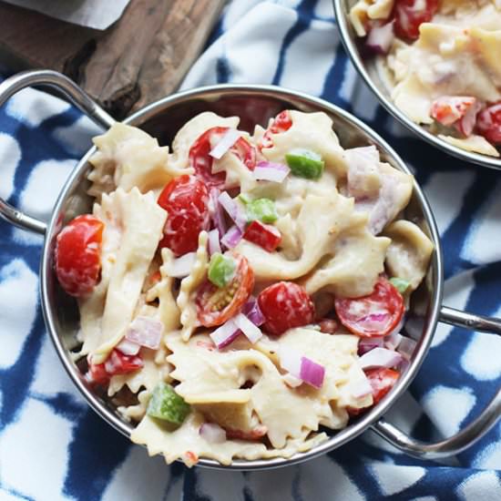 Perfect Pasta Salad - Recipe photo by cookingforkeeps