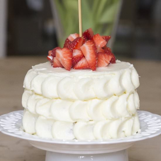 Strawberry layer cake - Recipe photo by lesfriandsdlise