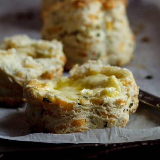 Cheese & chive scones - Recipe photo by Simply Delicious