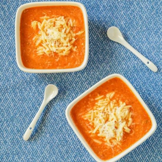 Domatosoupa Me Kritharaki - Recipe photo by TaraMar
