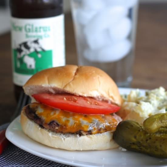 Simple Grilled Venison Burgers - Recipe photo by brittanyspantry