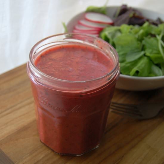 Strawberry Chive Vinaigrette - Recipe photo by chiccaskitchen