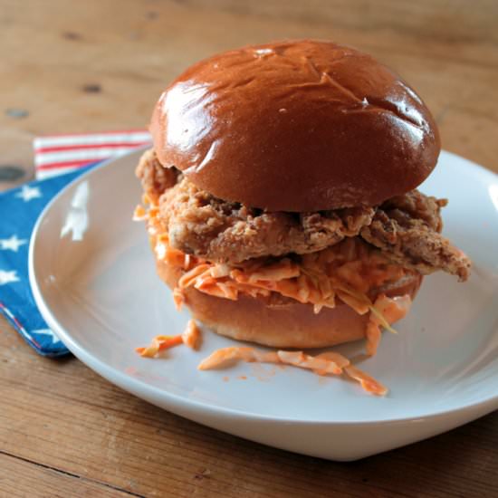 Fried Chicken Sandwich - Recipe photo by food nasty