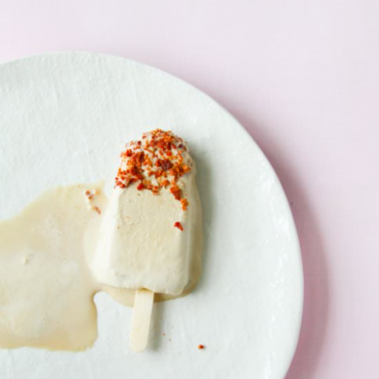 Coffee Ice Cream and Bacon Pops - Recipe photo by papernstitch