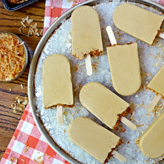 Toasted Coconut Popsicles - Recipe photo by bethcakes