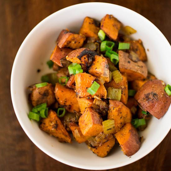 Sweet Potato Hash - Recipe photo by asweetpeachef