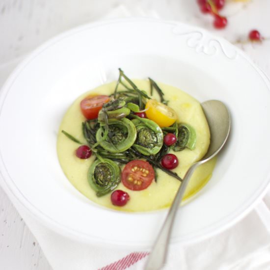 Millet Polenta - Recipe photo by Farm On Plate