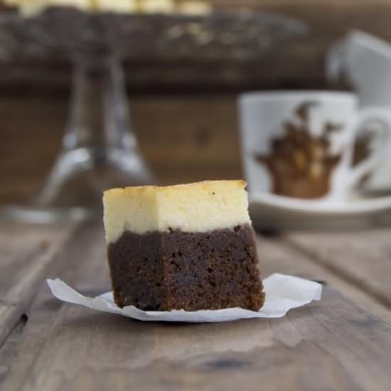Brownie cheesecake - Recipe photo by Bego Al Calor Del Horno