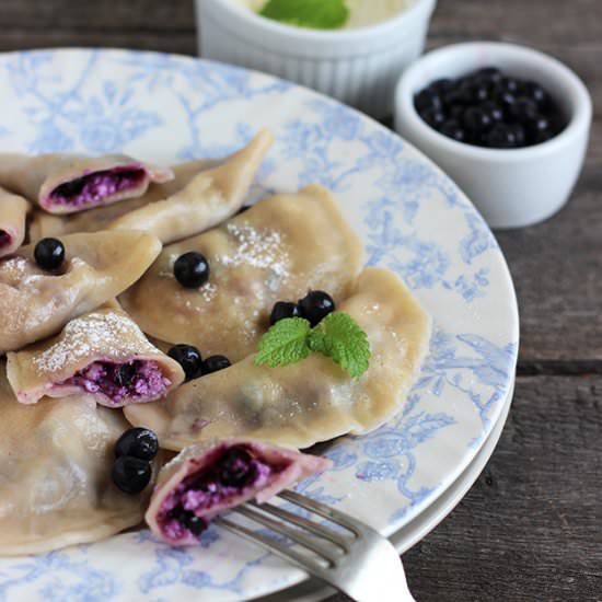 Blueberry dumplings - Recipe photo by Tosia