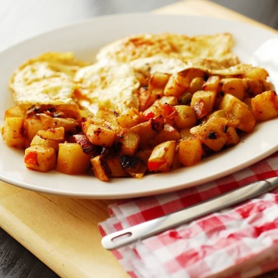 Simple Breakfast Hash - Recipe photo by aducksoven