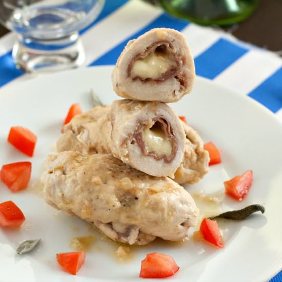 Chicken Involtini with Prosciutto - Recipe photo by manusmenu