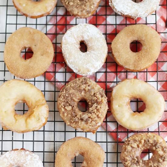 Potato Donuts - Recipe photo by abeautifulmessblog
