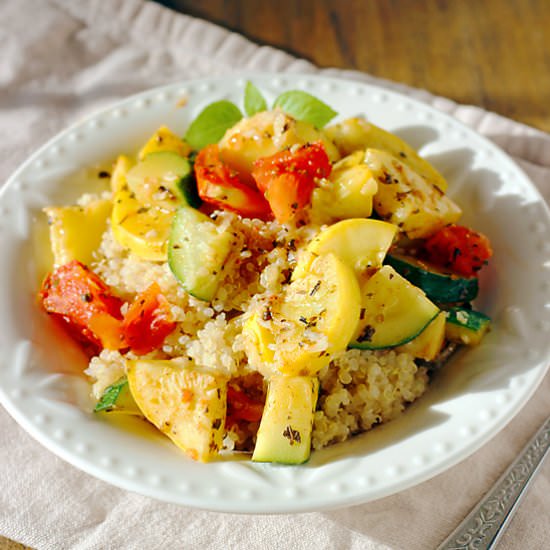 Summer Squash and Quinoa - Recipe photo by sew lets cook