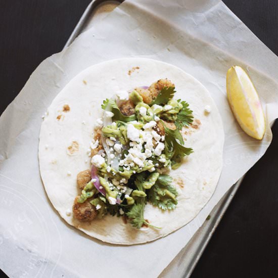 Baja Shrimp Taco - Recipe photo by pancakeprincess