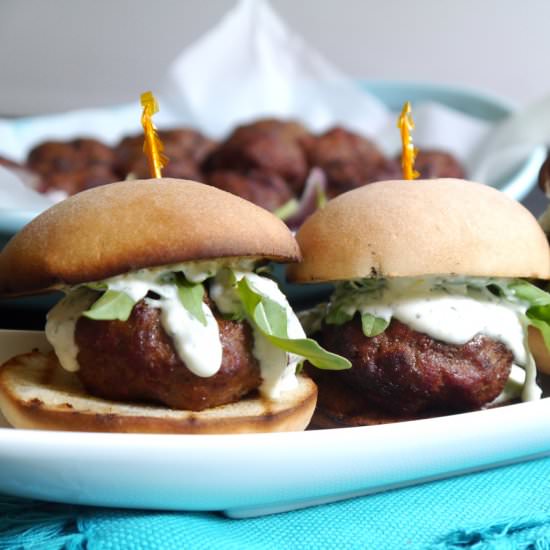 Gyro Sliders - Recipe photo by NY Foodgasm