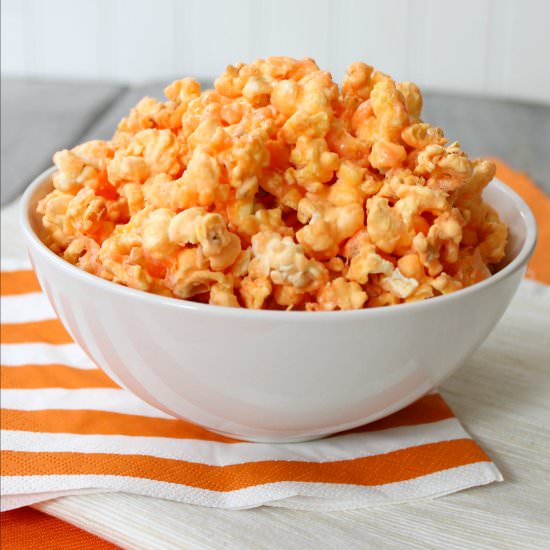 Orange Creamsicle Popcorn - Recipe photo by SixSisters