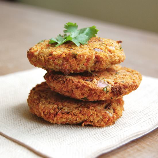 Baked Carrot & Coconut Fritters - Recipe photo by marijasmine