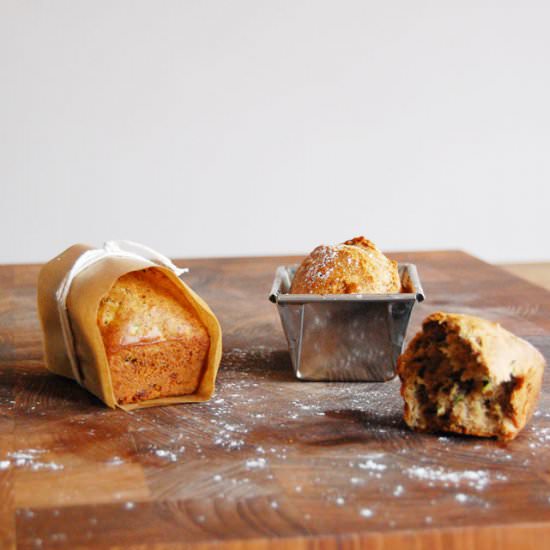 Courgette & Yogurt Loaves - Recipe photo by WhipUntilFluffy