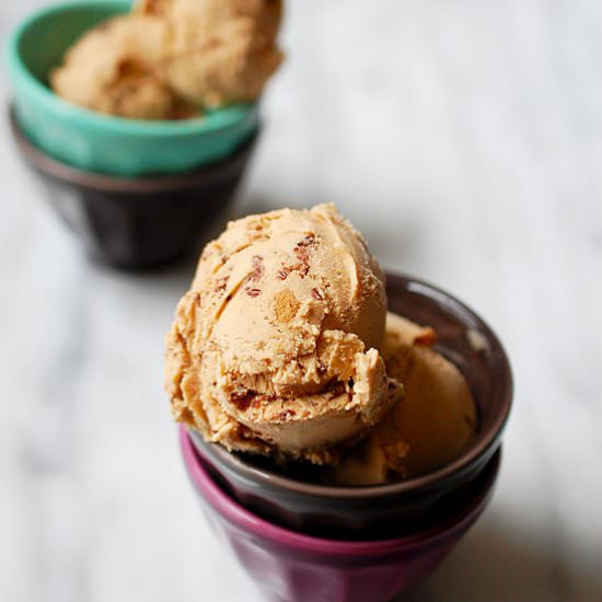Biscoff Nutella ice cream - Recipe photo by evabakes
