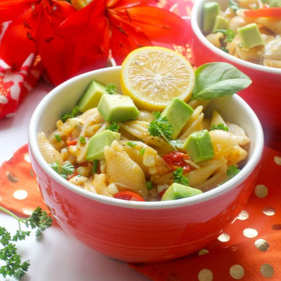 Creamy Corn & Crab Shells - Recipe photo by jjbegonia