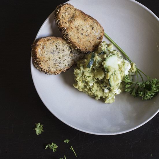 Green pea + butter bean mash - Recipe photo by pancakeprincess