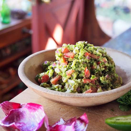 Grilled Guacamole - Recipe photo by gardenbetty