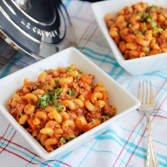 Homemade Hamburger Helper - Recipe photo by FoodFanatical