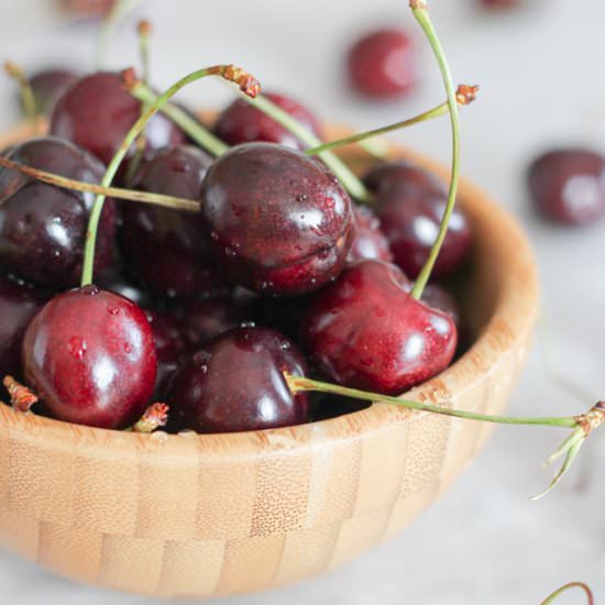 How To Pit Cherries Without Pitter - Recipe photo by roxyskitchen