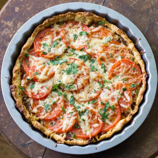 Spicy Tarte à la Tomate - Recipe photo by chitra