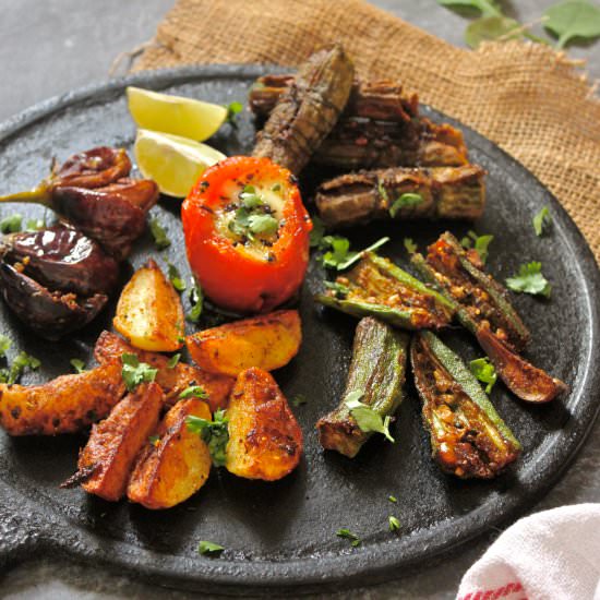 Tawa Fry Stuffed Vegetables - Recipe photo by Funfoodandfrolic